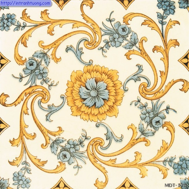 Mẫu dán trần họa tiết MDT-175